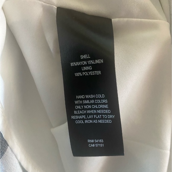 Jessica Howard EUC Linen Blend Beachy/Boho Tie Waist Striped Sundress, size 12 - Picture 7 of 9